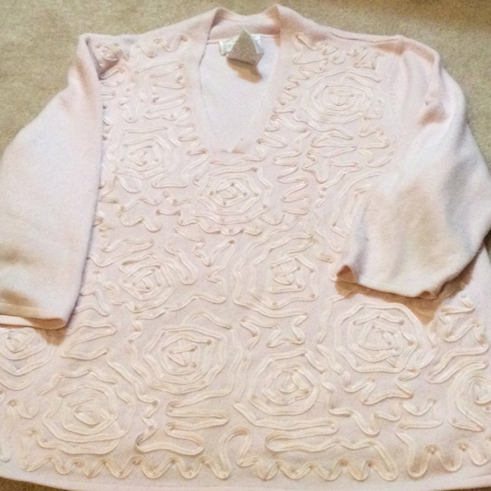Designers Originals Applique Textured Sweater